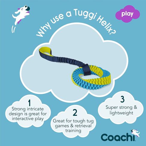 Coachi Tuggi Tug - Interactive Dog Toy for Tug of War & Play in Kuwait