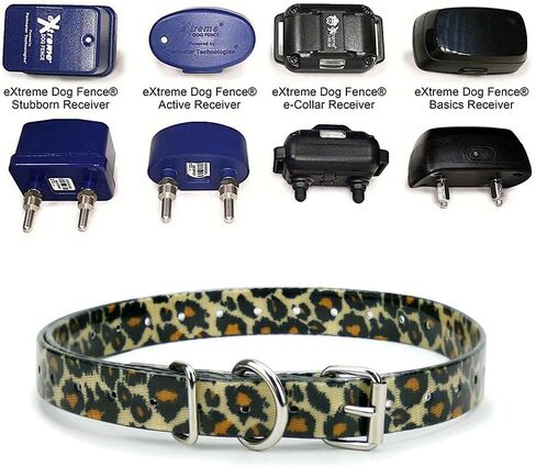 Green 3/4" Heavy Duty TPU Coated Nylon Replacement Dog Collar Strap with Metal Buckle for Shock, Bark and Electric + Containment Fence Receivers Collars–Waterproof and Odorless - Fits Most Brands in Saudi Arabia