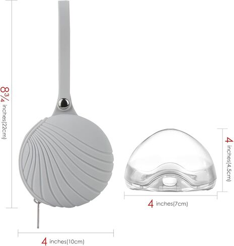 مجموعة حامل اللهاية مكونة من 4 قطع من Adorila، غطاء غطاء اللهاية من السيليكون لأكياس الحفاضات، حاوية صندوق تخزين اللهاية الشفافة المحمولة in Kuwait