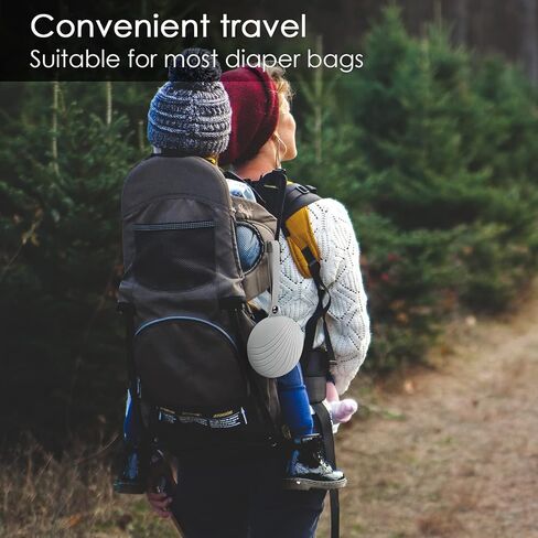 مجموعة حامل اللهاية مكونة من 4 قطع من Adorila، غطاء غطاء اللهاية من السيليكون لأكياس الحفاضات، حاوية صندوق تخزين اللهاية الشفافة المحمولة in Kuwait