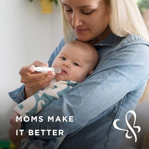 ماء غريب من ماميز بليس للأطفال - عبوة مزدوجة، تخفف من إزعاج المعدة الناتج عن الغازات والمغص والانزعاج والفواق، لعمر أسبوعين فما فوق، عبوة من قطعتين (إجمالي 8 أونصة سائلة) in Kuwait