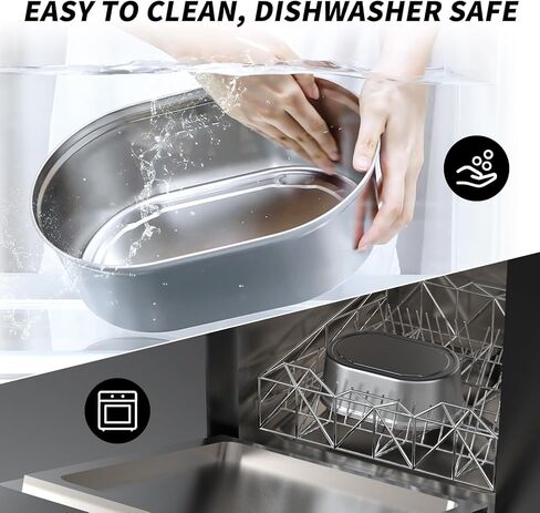 uahpet نافورة مياه للقطط من الفولاذ المقاوم للصدأ، 67 أونصة/2 لتر تعمل بالبطارية، موزع مياه للقطط والكلاب مع 6 مرشحات بديلة، مضخة فصل المياه فائقة الهدوء، آمنة للاستخدام في غسالة الأطباق in Kuwait