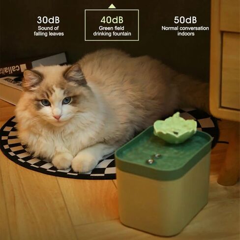 ipetlore Pet Fountain, Automatic Cat Water Fountain Dog Water Dispenser with Adjustable Pump for Cats, Dogs, Multiple Pets in Saudi Arabia