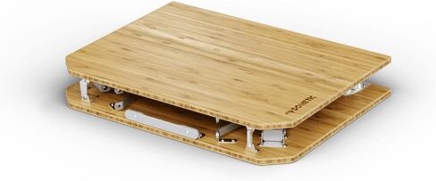 Dometic GO Compact Camp Table - Bamboo Table with Adjustable Height - Foldable and Portable | Carrying Case Sold Separately in Saudi Arabia