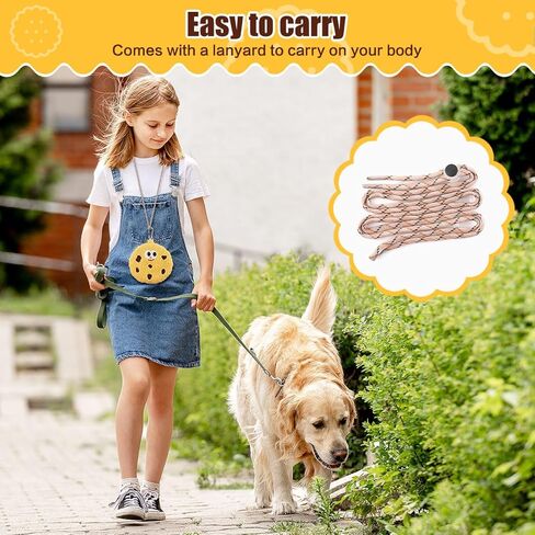 موزع أكياس فضلات الكلاب مع إبزيم وحبل للمشي لمسافات طويلة، طرق متعددة للارتداء، تصميم ممتع، يأتي مع 3 لفات من أكياس نفايات الحيوانات الأليفة، مناسب للمشي والأنشطة الخارجية. in Kuwait