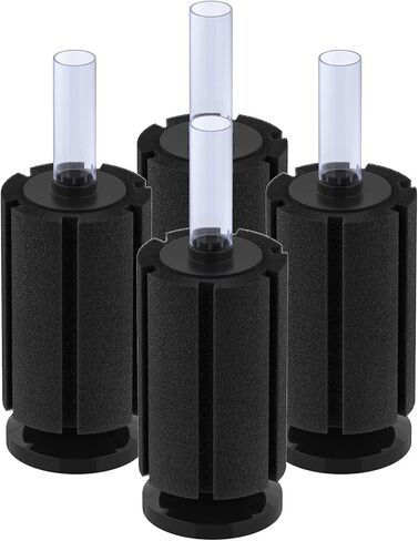 Pawfly 4 Pack Aquarium Nano Bio Sponge Filter Quiet Betta Fry Shrimp and Small Fish Foam Filter for Tiny Fish Tank up to 10 Gallon in Saudi Arabia