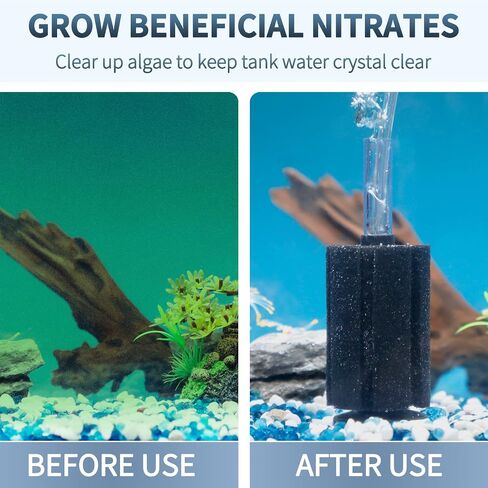 Pawfly 4 Pack Aquarium Nano Bio Sponge Filter Quiet Betta Fry Shrimp and Small Fish Foam Filter for Tiny Fish Tank up to 10 Gallon in Saudi Arabia