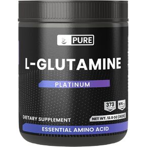 Pure Organic Ingredients L-Glutamine Powder, (12 oz), Natural Amino Acid, Flavorless, Always Pure (4 Pound) in Kuwait