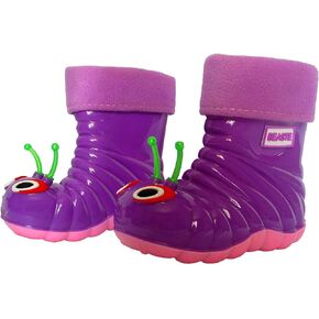 Waterproof Rain Boots for Little Kids Girls Boys and Toddlers - Fun Comfortab.