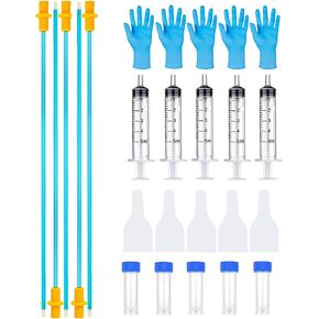 10 Set AI Artificial Insemination Dog Breeding Kit, Canine Breeding Kit, Dog Insemination Breeder Kit, Disposable Canine Artificial Insemination, Canine Breeding Supplies (11.8 inch) M