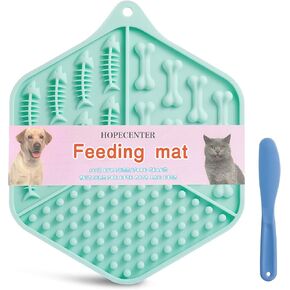 Feeding Mat for Dog&Cat,Dog Bath Distraction Device,Dog Cat Anxiety Relief,Alternative to Slow Feeder Bowls,Snuffle Mat and Dog Cat Puzzle Toys,Perfect for Food,Yogurt or Peanut Butter in Saudi Arabia