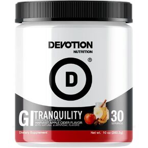 Devotion Nutrition - GI Tranquility, Digestive Health Supplement - Gut Health Support with Glutamine, Slippery Elm Bark, Licorice Root, Zinc, Aloe Vera - 30 Servings (Harvest Apple Cider) in Saudi Arabia