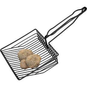 SunGrow Metal Litter Scoop, Saves Litter, Less Mess, Less Bending, Lighter Smaller Scoop is Easier for Arthritis and Small Boxes and Spaces, for Cats, Rabbits, Ferrets, and Mini Pigs in Saudi Arabia