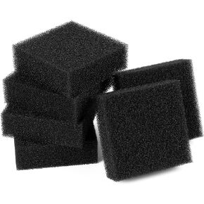 Bylion 6 Pack Filter Foam Sponges, Aquarium Cleaner Aquarium Bio Sponge Sheet Filter Media Pad Foam Fish Tank Cleaning Tools for Glass Walls Turtle & Fish Tank in Kuwait