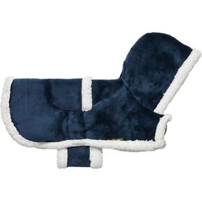 Fitwarm Flannel Dog Blanket Coat, Thermal Dog Clothes for Small Dogs Girl, Pet Winter Jacket, Cat Outfit, Burgundy Red, XS in Kuwait