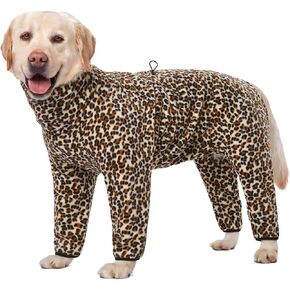 Dog Winter Warm Coats 4-Legs Fleece for Large Medium Dogs, High Collar Dog Cold Weather Coat Full Body Dog Snowsuit Comfort Windproof Dog Sweater (Camouflag, X-Large) in Kuwait