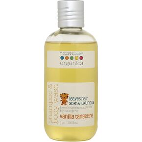 شامبو ناتشرز بيبي، غسول الوجه والجسم، 8 أونصة - مصمم للبشرة التي تعاني من مشاكل وحساسة، درجة حموضة محايدة. خالٍ من الكبريتات أو العطور الصناعية - الفانيليا واليوسفي in Kuwait