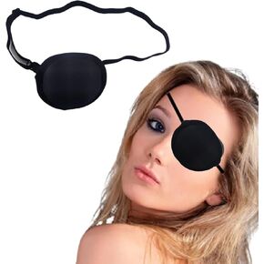 XianglangsuccessMonocular Black Eye Patch Washable Amblyopia Medical Eye Patch, Pirate Suit for Adults and Children in Kuwait