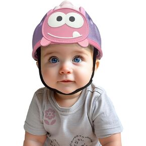 Baby Helmet for Crawing Walking,Soft Infant Safety Helmet,Baby Helmet 1-2 Years for Anti-Fall Head Protector,Adjustable, Breathable in Saudi Arabia