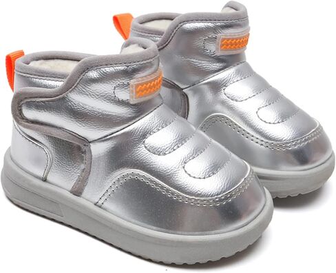 OAISNIT بيبي بوي فتاة أحذية الثلوج مقاوم للماء الجوارب الشتوية الدافئة طفل عدم الانزلاق في الهواء الطلق أحذية لأول مشوا 6 9 12 18 24 شهرا in Kuwait