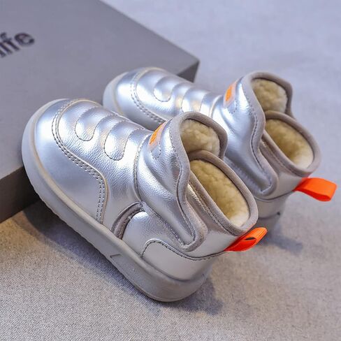 OAISNIT بيبي بوي فتاة أحذية الثلوج مقاوم للماء الجوارب الشتوية الدافئة طفل عدم الانزلاق في الهواء الطلق أحذية لأول مشوا 6 9 12 18 24 شهرا in Kuwait