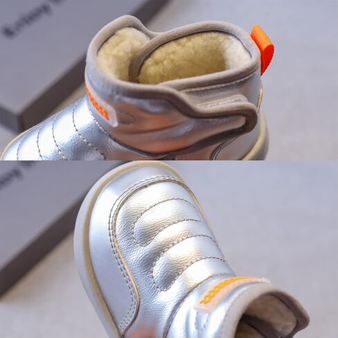 OAISNIT بيبي بوي فتاة أحذية الثلوج مقاوم للماء الجوارب الشتوية الدافئة طفل عدم الانزلاق في الهواء الطلق أحذية لأول مشوا 6 9 12 18 24 شهرا in Kuwait