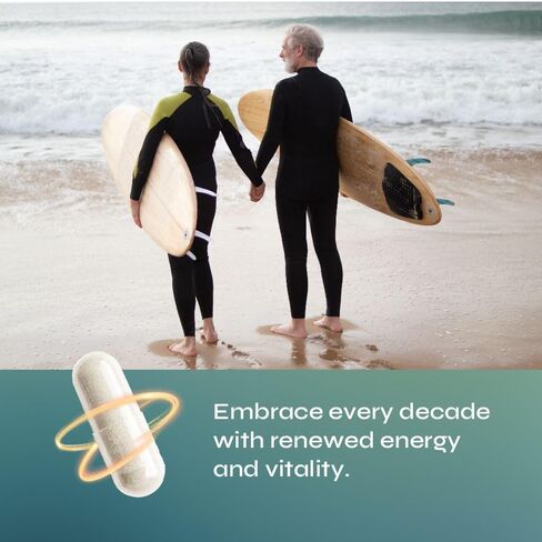 Neurogan Spermidine 25 mg, Fisetin 150 MG, Trans-Resveratrol 150 MG, Quercetin 150 MG Pterostilbene 50 MG, PQQ 25 MG, Wellness Supplement for Healthy Aging - Concentrated Formula in Kuwait