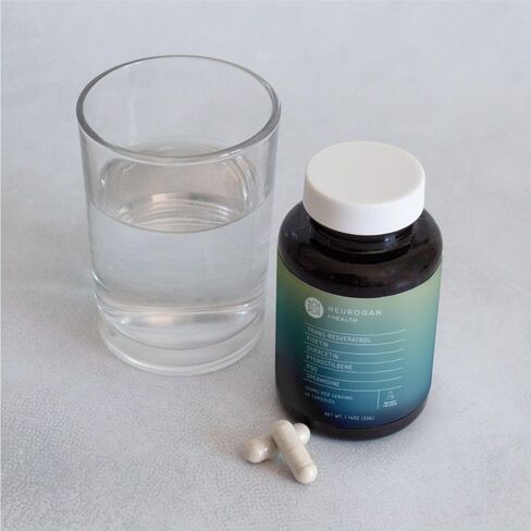 Neurogan Spermidine 25 mg, Fisetin 150 MG, Trans-Resveratrol 150 MG, Quercetin 150 MG Pterostilbene 50 MG, PQQ 25 MG, Wellness Supplement for Healthy Aging - Concentrated Formula in Kuwait