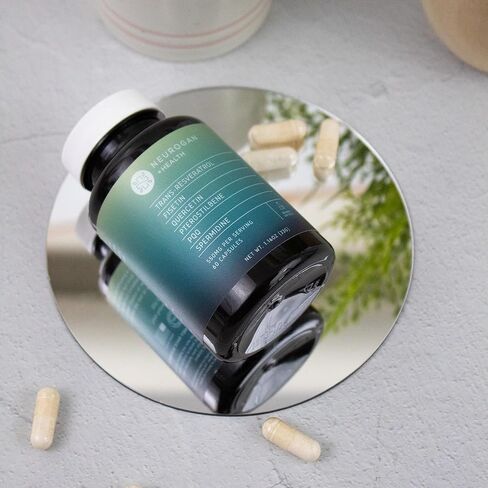 Neurogan Spermidine 25 mg, Fisetin 150 MG, Trans-Resveratrol 150 MG, Quercetin 150 MG Pterostilbene 50 MG, PQQ 25 MG, Wellness Supplement for Healthy Aging - Concentrated Formula in Kuwait