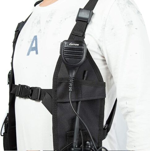 Radio Shoulder Harness Holster Chest Holder Universal Vest Rig for Police Firefighter Two Way Radio Search Rescue Essentials in Saudi Arabia