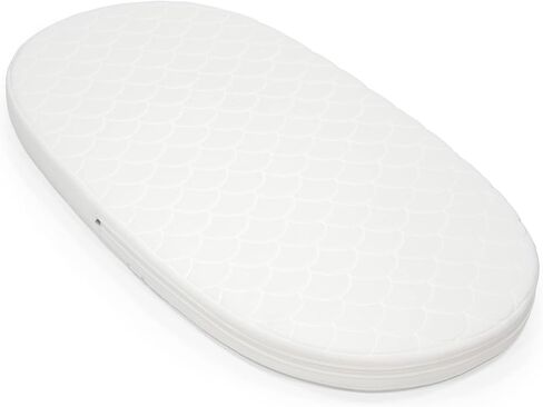 مرتبة Stokke Sleepi Mini، باللون الأبيض - طبقات من شبكة ثلاثية الأبعاد قابلة للتنفس من أجل نوم آمن - توفر الراحة والدعم للأطفال - قابلة للغسل in Kuwait