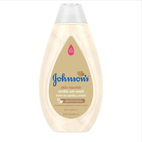 Johnson's Baby Skin Nourishing Baby Wash, Vanilla & Oat Extract, 16.9 Fl Oz in Saudi Arabia