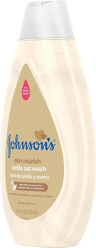 Johnson's Baby Skin Nourishing Baby Wash, Vanilla & Oat Extract, 16.9 Fl Oz in Saudi Arabia