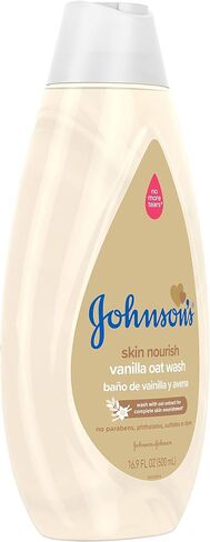 Johnson's Baby Skin Nourishing Baby Wash, Vanilla & Oat Extract, 16.9 Fl Oz in Saudi Arabia