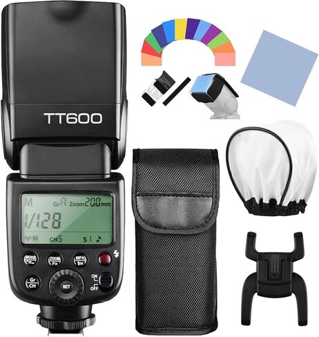 فلاش كاميرا GODOX TT600 Speedlite مع ناقل حركة لاسلكي مدمج 2.4 جيجا متوافق مع Canon Nikon Pentax Olympus والكاميرات الرقمية الأخرى in Saudi Arabia