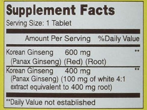 Mason Vitamins Mason Korean Ginseng 1000mg Tablets in Kuwait