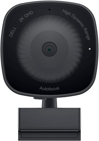 ديل كاميرا ويب WB3023-2K بدقة QHD/FHD/HD، مستشعر سوني، فتحة f2.0، كشف الوجه، ميكروفون تقليل الضوضاء، تكبير 2X، USB-A، معتمدة من مايكروسوفت تيمز/زووم، اسود in Kuwait