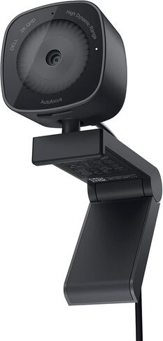 ديل كاميرا ويب WB3023-2K بدقة QHD/FHD/HD، مستشعر سوني، فتحة f2.0، كشف الوجه، ميكروفون تقليل الضوضاء، تكبير 2X، USB-A، معتمدة من مايكروسوفت تيمز/زووم، اسود in Kuwait