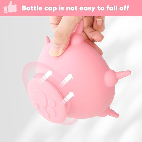 Pet Nipple Milk Bowl- Kitten Puppy Milk Feeder,Silicone Milk Feeder with 4 Nipples, Nursing Station Feeders for Multiple Puppies Kittens, Nursing Bubble Milk Feeder for Cat Puppy Kitten Dog(300ml) in Kuwait