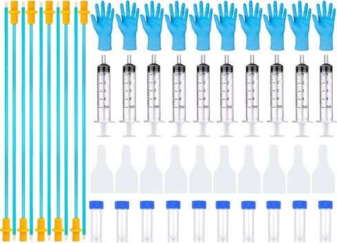 10 Set AI Artificial Insemination Dog Breeding Kit, Canine Breeding Kit, Dog Insemination Breeder Kit, Disposable Canine Artificial Insemination, Canine Breeding Supplies (11.8 inch) M in Saudi Arabia