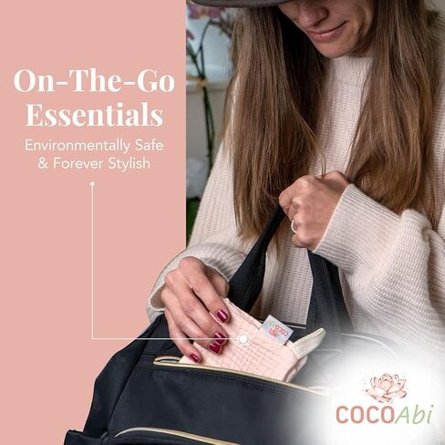 مجموعة مناشف الأطفال من COCOAbi 100% من الموسلين باللون اللابرادوريت | ألوان وأنماط بوهو في مجموعة مناشف ناعمة للأطفال الصغار مكونة من 5 قطع | مناشف حمام مقاس 9 × 9 بوصة in Kuwait