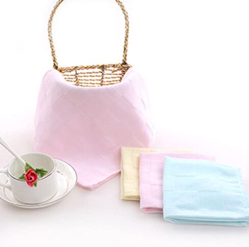 8 قطع من مناشف الأطفال الناعمة من قماش الموسلين للأطفال قابلة لإعادة الاستخدام، مناشف أطفال ممتازة فائقة النعومة والامتصاص لحديثي الولادة للجنسين، 25 × 25 سم in Kuwait