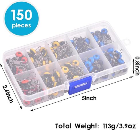 خيط صنارة الصيد ثقالة الشرائح الصيد يطفو موصل المتداول الصيد يدور مع التعشيق الطقات ل Catfishing مضفر خط الصيد in Kuwait