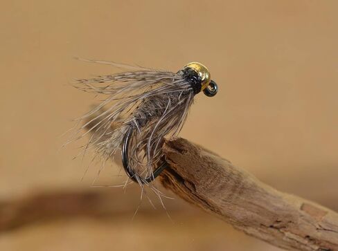 Region Fishing Tungsten Soft Hackle Hares Ear Jig Head Fly - Euro Nymph Tied on Hanak Hooks - 6ct Packs in Saudi Arabia