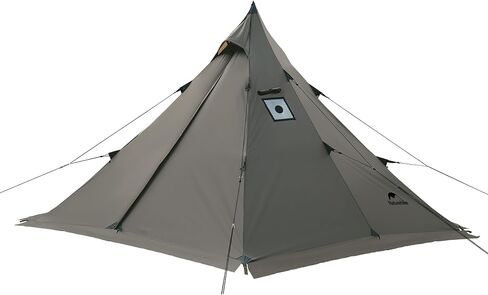 خيمة Naturehike الساخنة مع جاك موقد، خيمة Teepee، خيمة 4 مواسم لمدة 2-4 أشخاص، خيمة شتوية مضادة للرياح والثلوج للتخييم in Kuwait