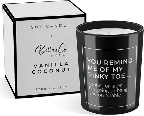 Funny Soy Candle for Partner - Cheeky Gifts for Him or Her – Husband, Boyfriend, Fiancé Gift – Wife, Girlfriend Gift – Naughty Anniversary, Birthday, Christmas, Valentines Gift in Saudi Arabia