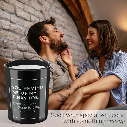 Funny Soy Candle for Partner - Cheeky Gifts for Him or Her – Husband, Boyfriend, Fiancé Gift – Wife, Girlfriend Gift – Naughty Anniversary, Birthday, Christmas, Valentines Gift in Saudi Arabia