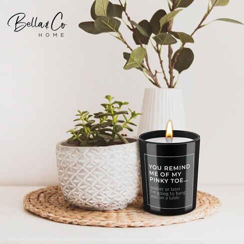 Funny Soy Candle for Partner - Cheeky Gifts for Him or Her – Husband, Boyfriend, Fiancé Gift – Wife, Girlfriend Gift – Naughty Anniversary, Birthday, Christmas, Valentines Gift in Saudi Arabia