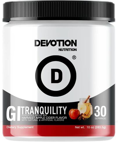 Devotion Nutrition - GI Tranquility, Digestive Health Supplement - Gut Health Support with Glutamine, Slippery Elm Bark, Licorice Root, Zinc, Aloe Vera - 30 Servings (Harvest Apple Cider) in Saudi Arabia