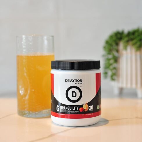 Devotion Nutrition - GI Tranquility, Digestive Health Supplement - Gut Health Support with Glutamine, Slippery Elm Bark, Licorice Root, Zinc, Aloe Vera - 30 Servings (Harvest Apple Cider) in Saudi Arabia